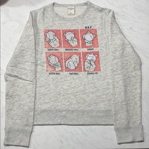 Baseball logo sweater for boy